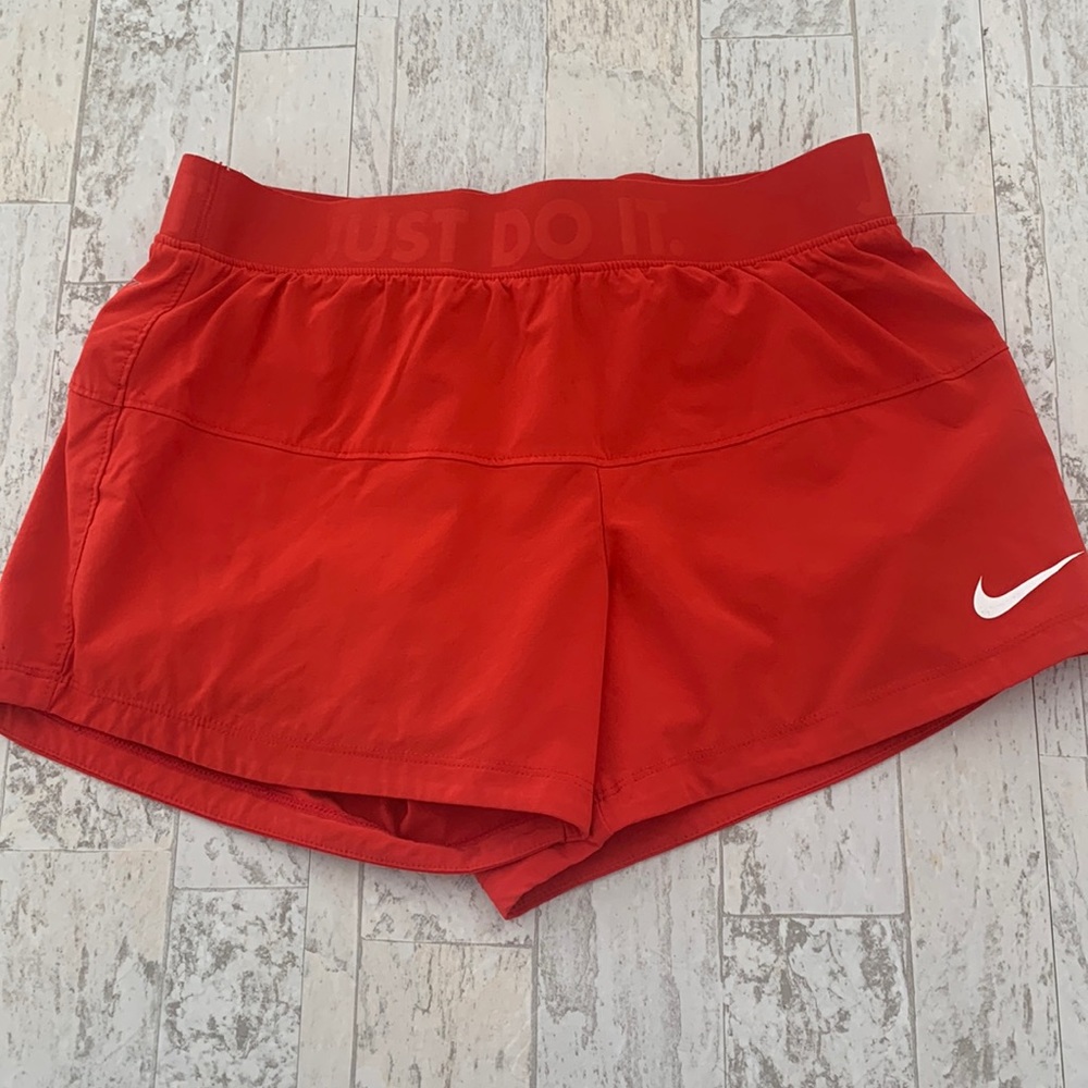 EUC Nike Dri-fit Red Running Shorts